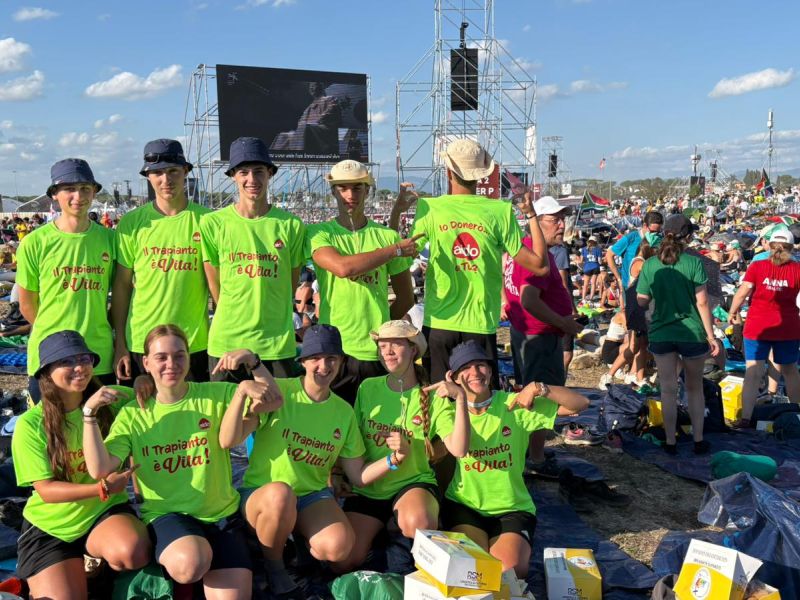 I giovani di Nove al Giubileo con il cuore AIDO